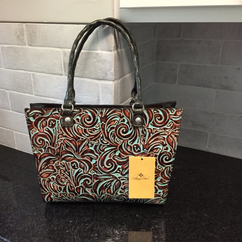 NWT Patricia Nash Zancona leather tote purse NEW